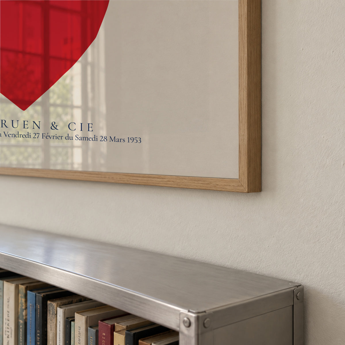 Henri Matisse, Coeur d'amour - SQUARE - Framed poster detail
