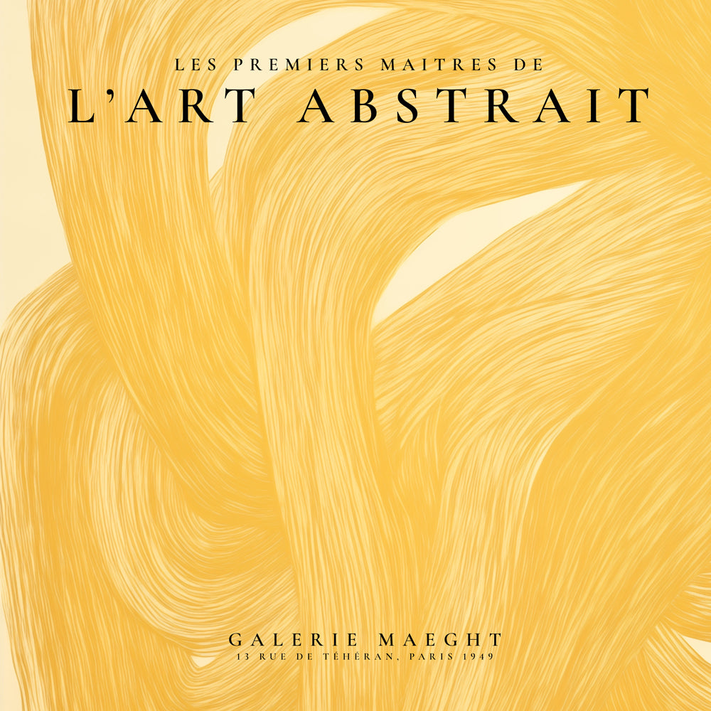 L’Art Abstrait, La Galerie Maeght Exhibition Poster - SQUARE