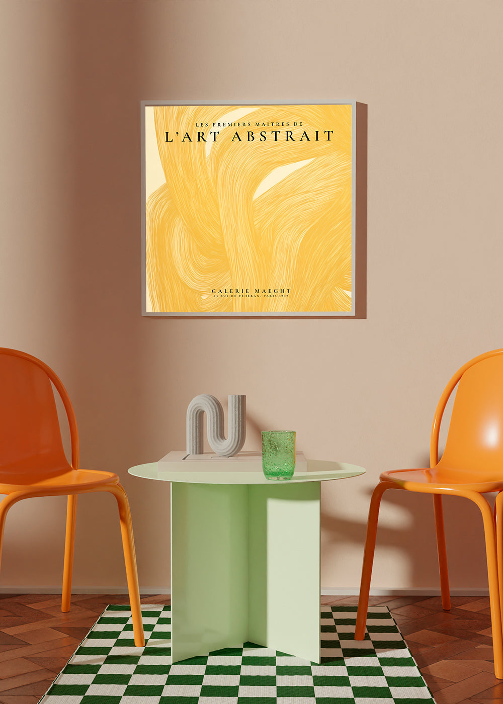 L’Art Abstrait, La Galerie Maeght Exhibition Poster - SQUARE