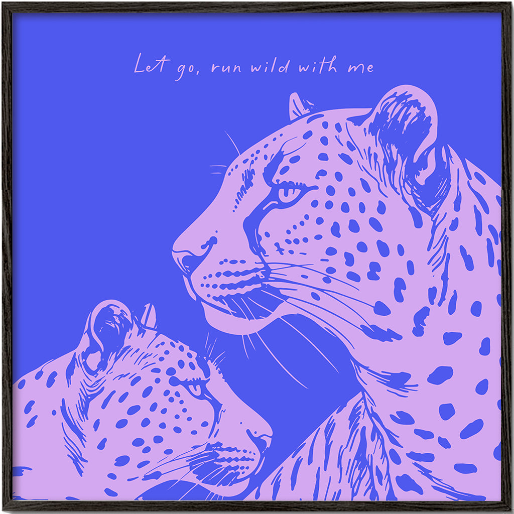 Two Leopards - SQUARE