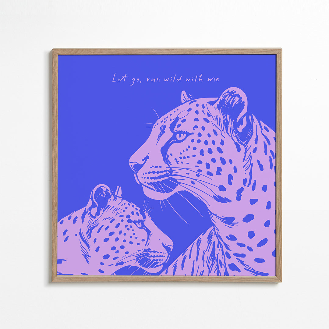 Two Leopards - SQUARE