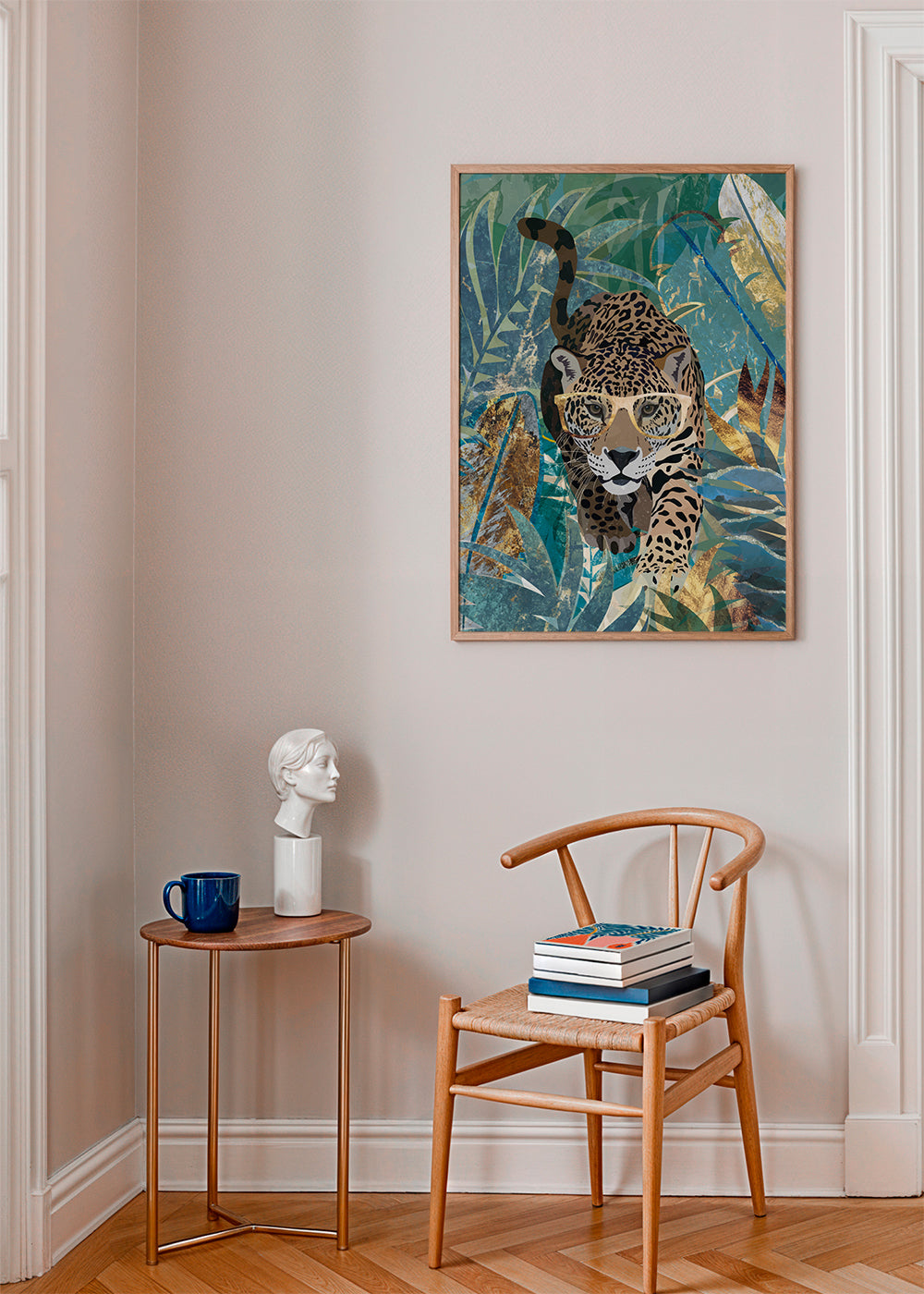 Curious jaguar in the jungle