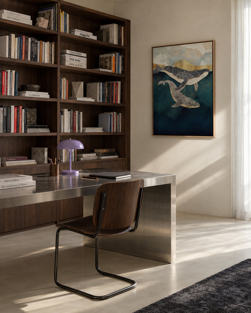 Bond II - Framed canvas in an interior