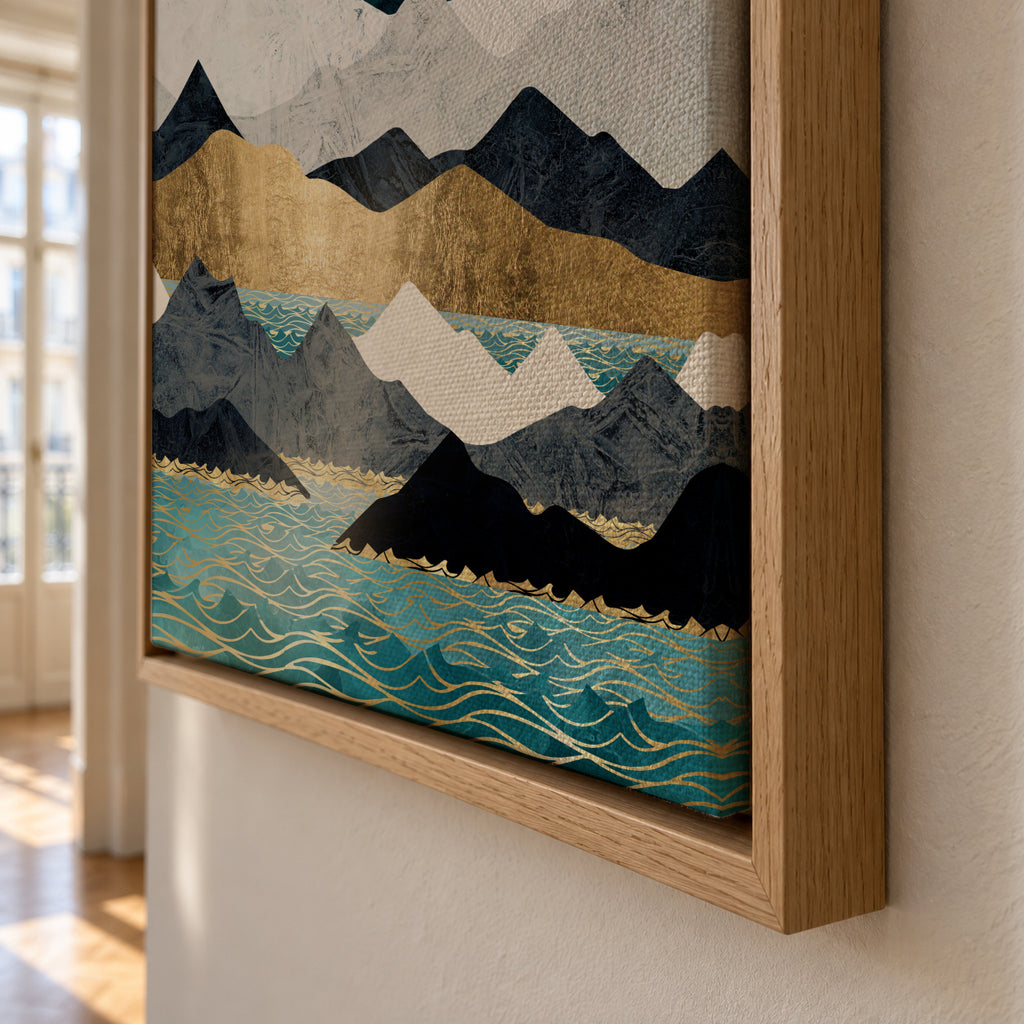 Ocean Stars - Framed canvas detail