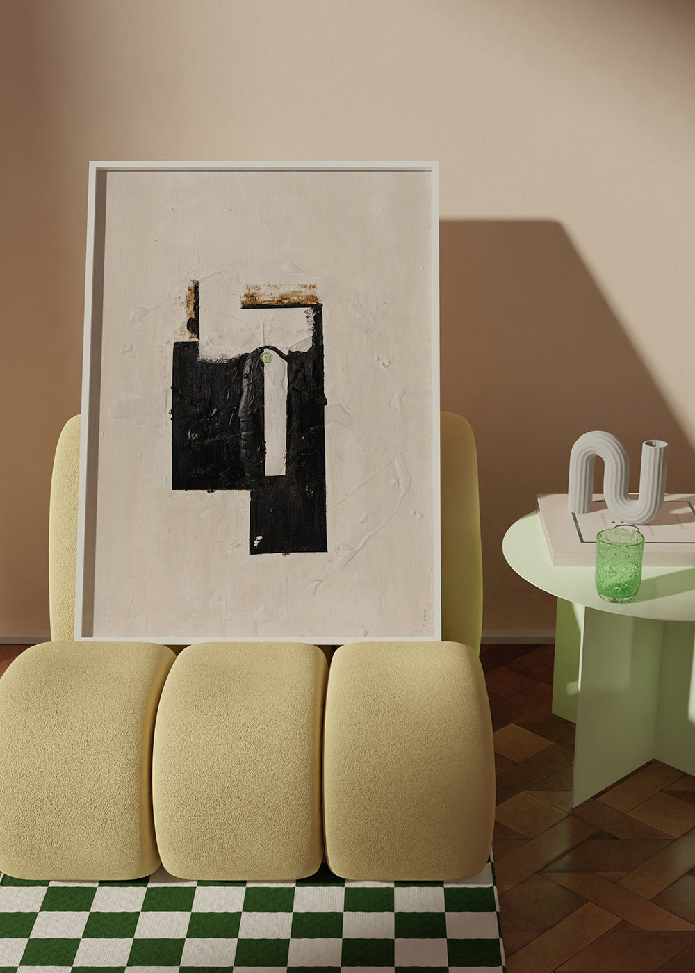 Abstraktes Bild Chaos