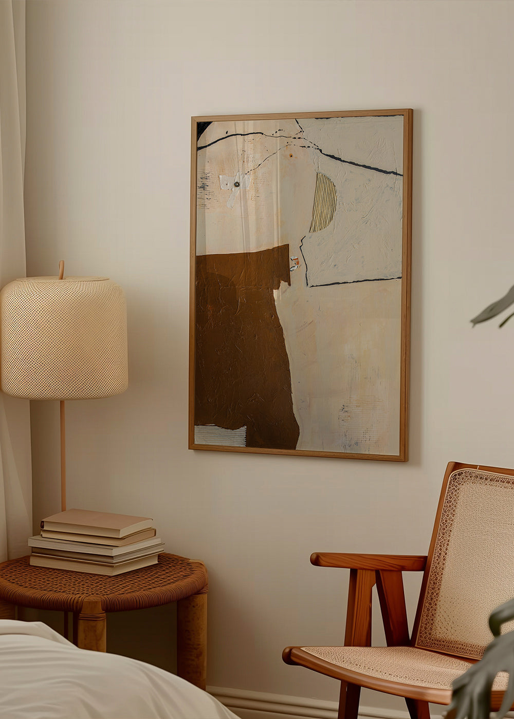 Abstraktes Bild Land