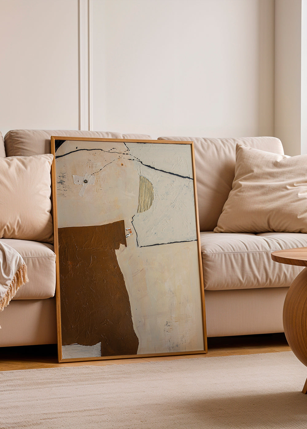 Abstraktes Bild Land