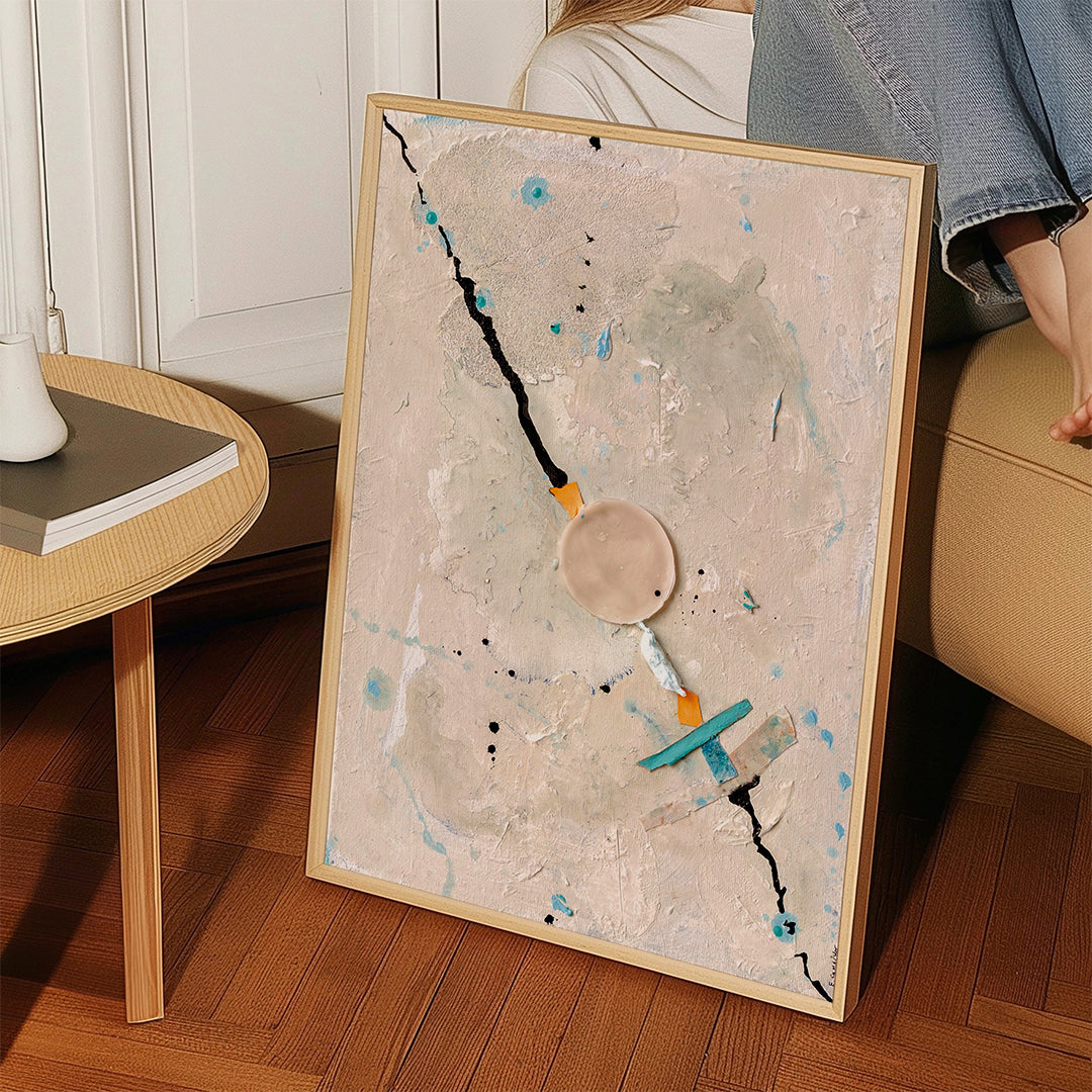 Abstraktes Bild Linea de Vida I