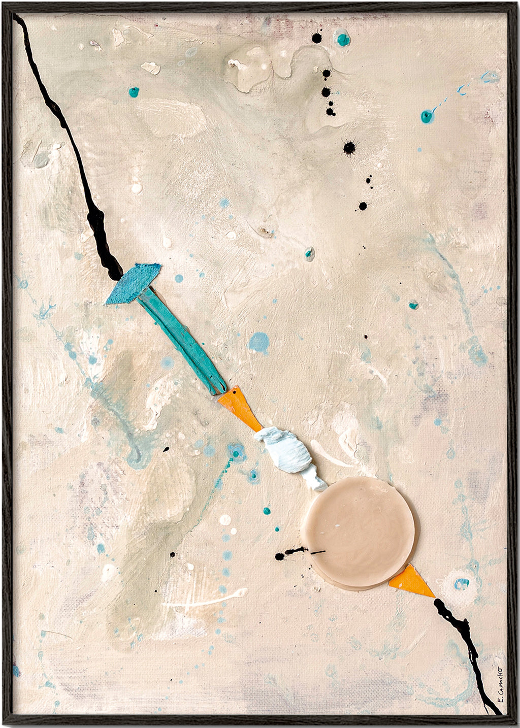 Abstraktes Bild Linea de Vida II