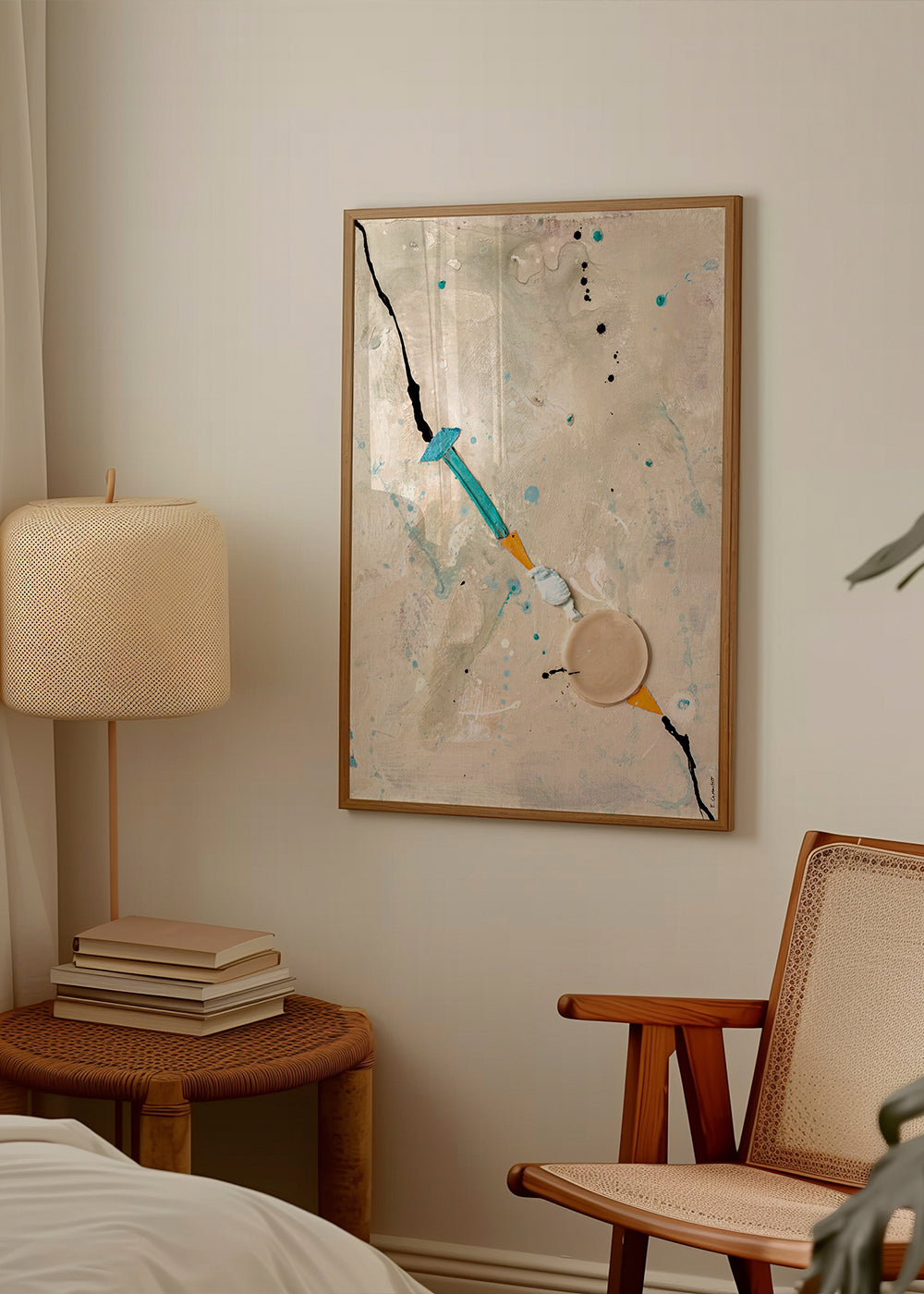 Abstraktes Bild Linea de Vida II