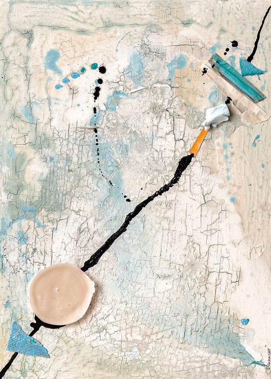 Abstraktes Bild Linea de Vida III