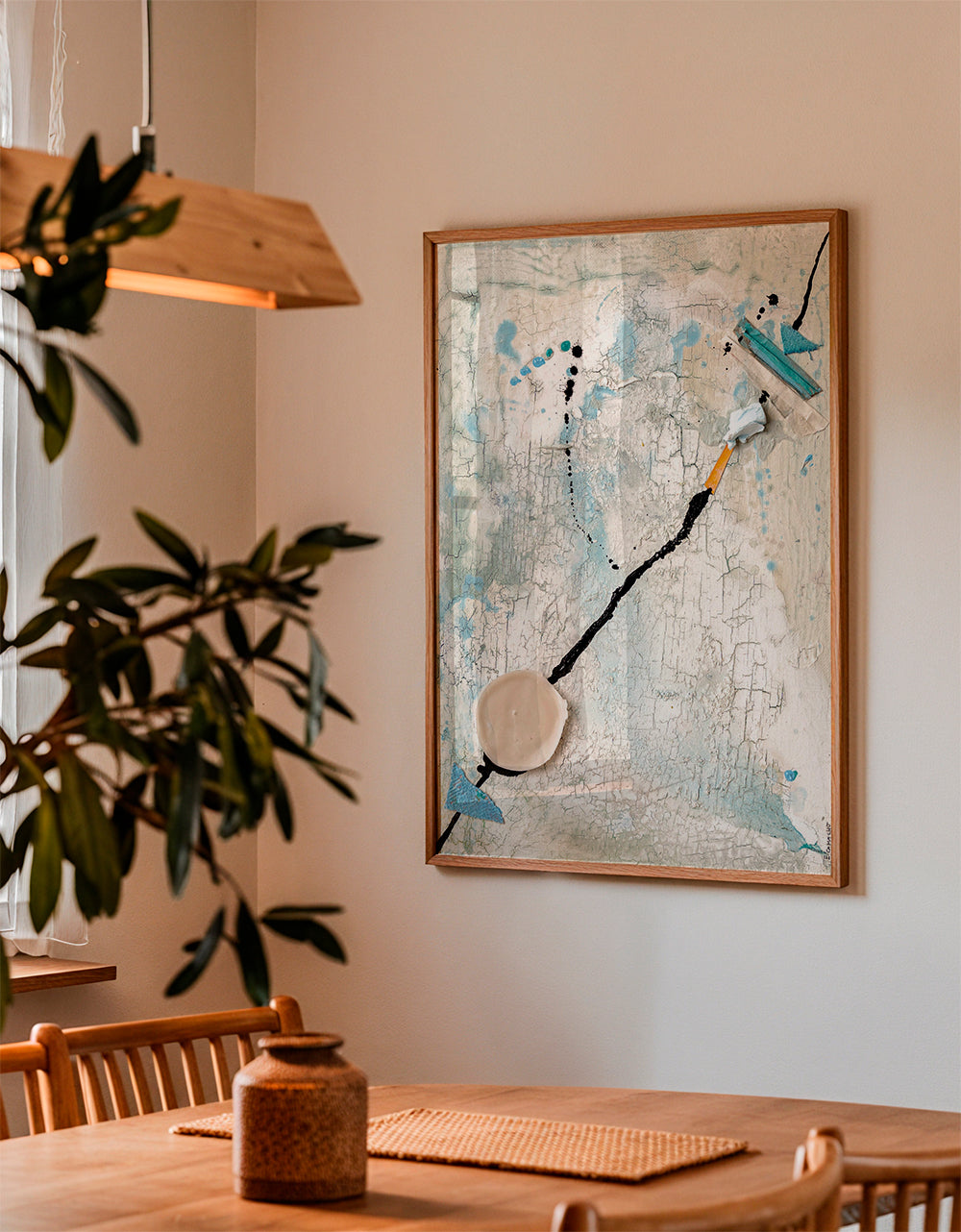 Abstraktes Bild Linea de Vida III