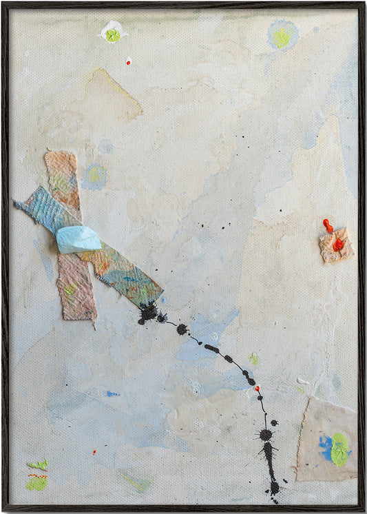 Abstraktes Bild Mini city i