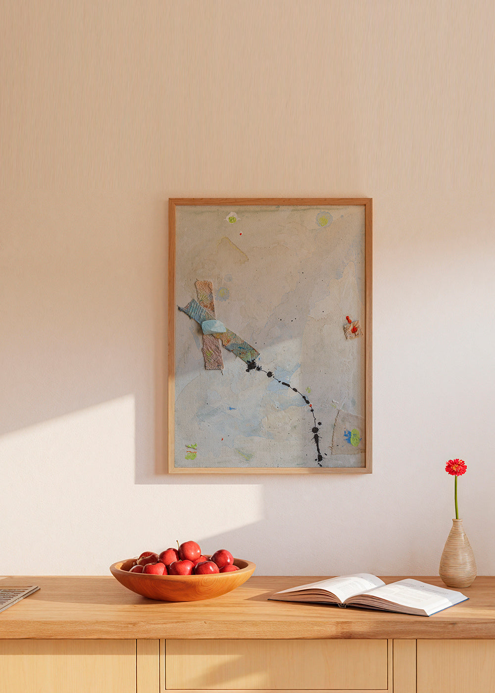 Abstraktes Bild Mini city i