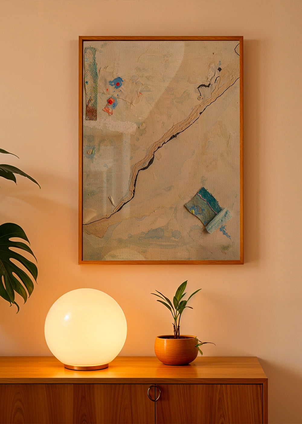 Abstraktes Bild Mini city ii