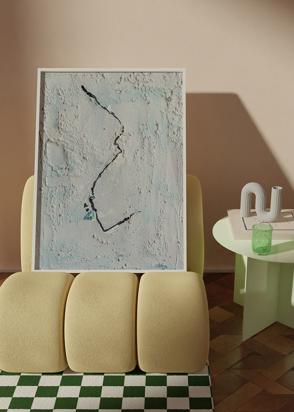 Abstraktes Bild Seijaku 4