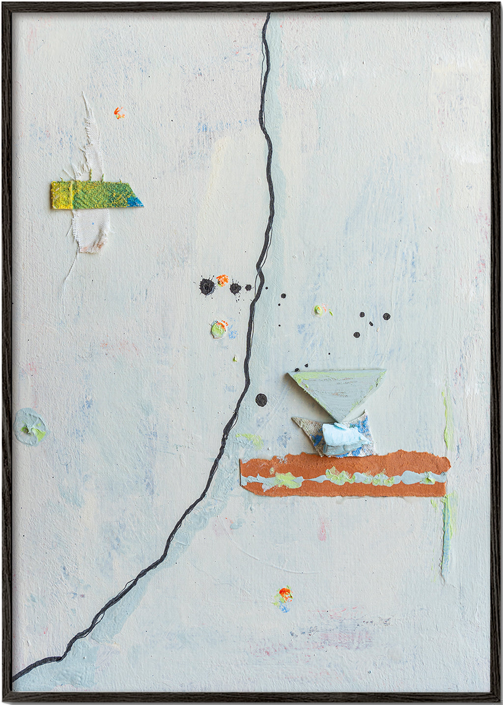 Abstraktes Bild Wabisabi