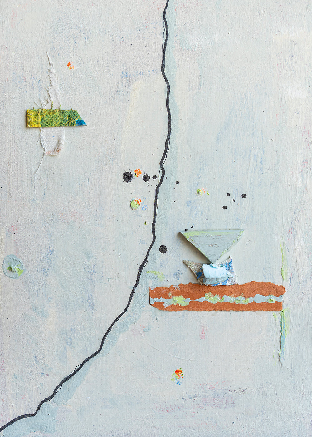 Abstraktes Bild Wabisabi