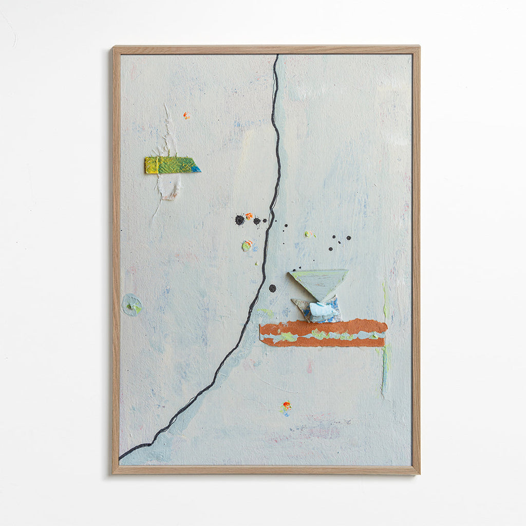 Abstraktes Bild Wabisabi