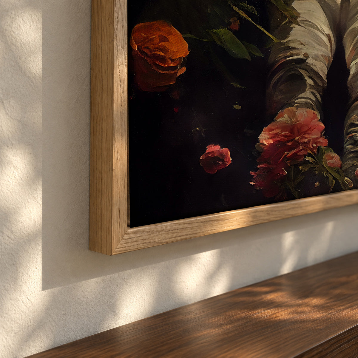 My space garden - Framed canvas detail
