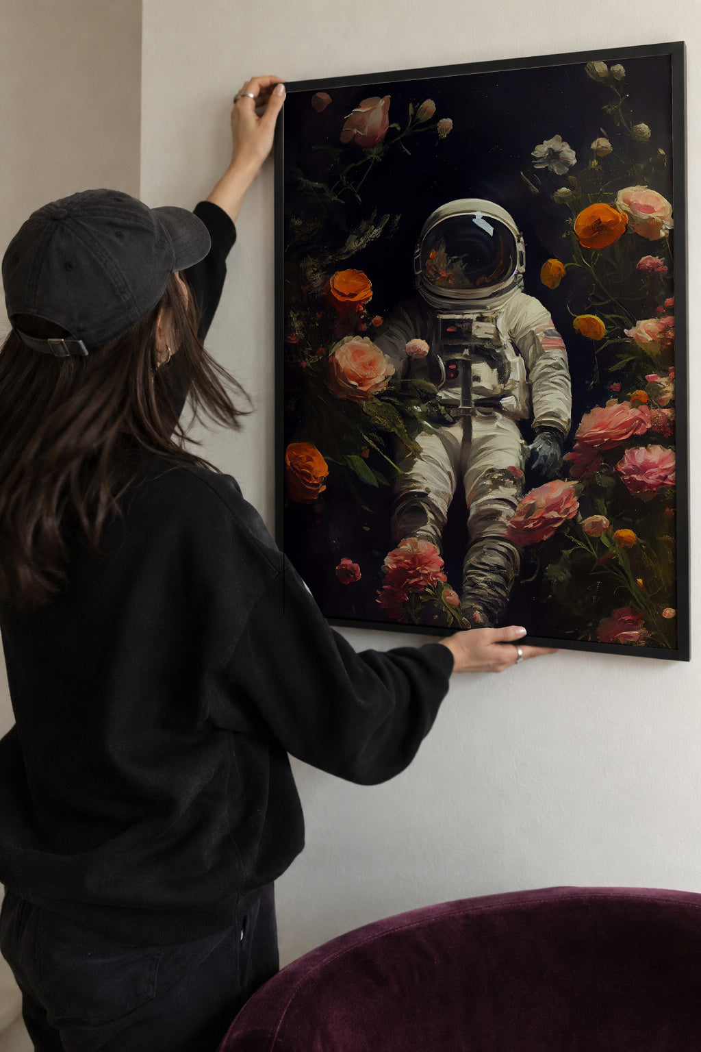 My space garden - Framed poster detail