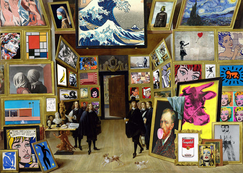 Modern art gallery