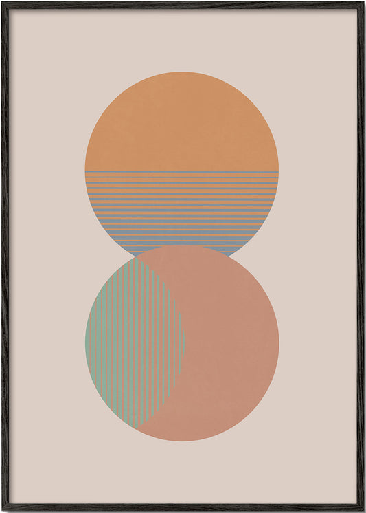 Circle Sun & Moon Colour