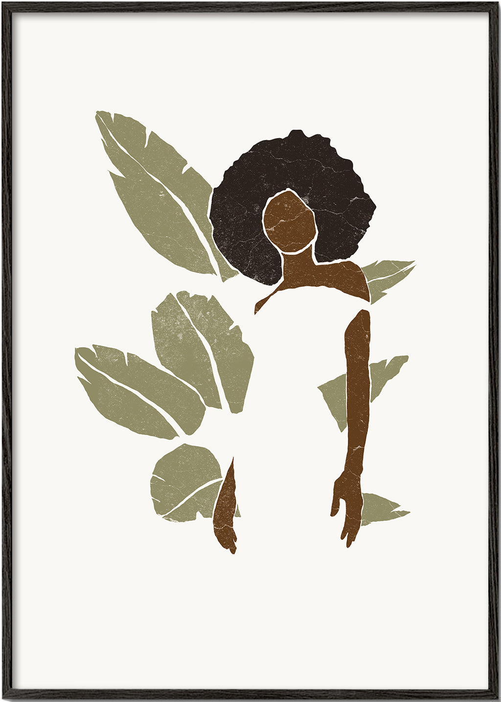 Boho Bird of Paradise Leaves I