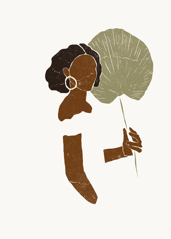 Boho Palmetto Fan Leaf III