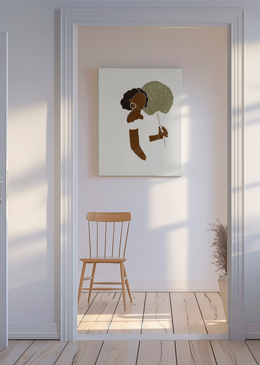 Boho Palmetto Fan Leaf III