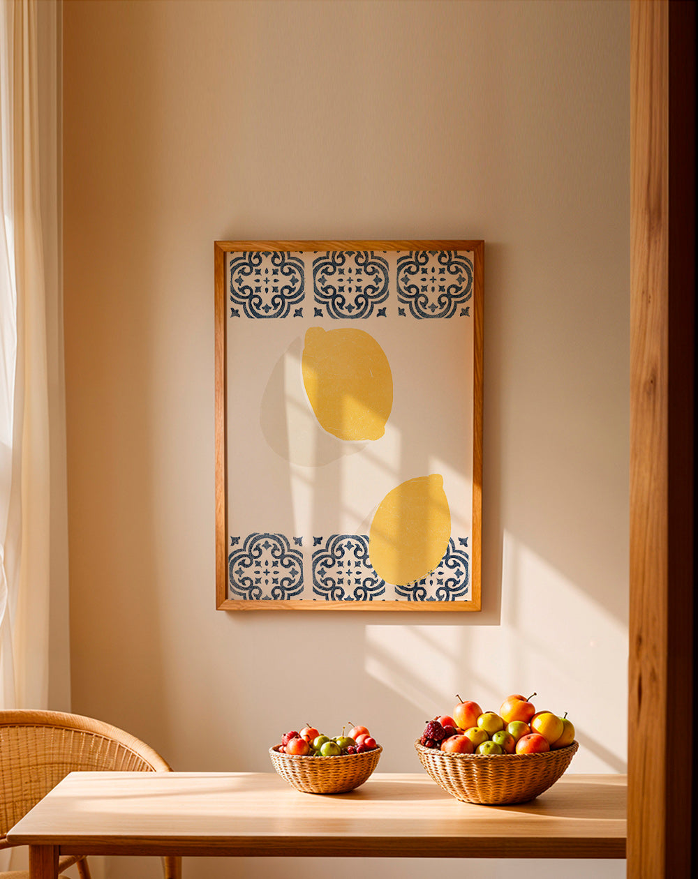 Cuadro de cocina con limones y azulejos – Product2