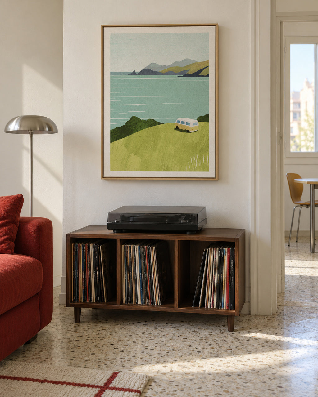 Van Life - Framed canvas in an interior