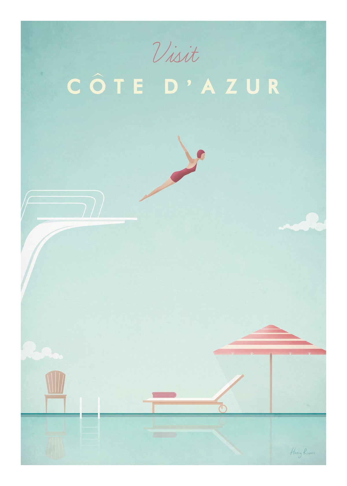 Cote d'Azur - Unframed art print