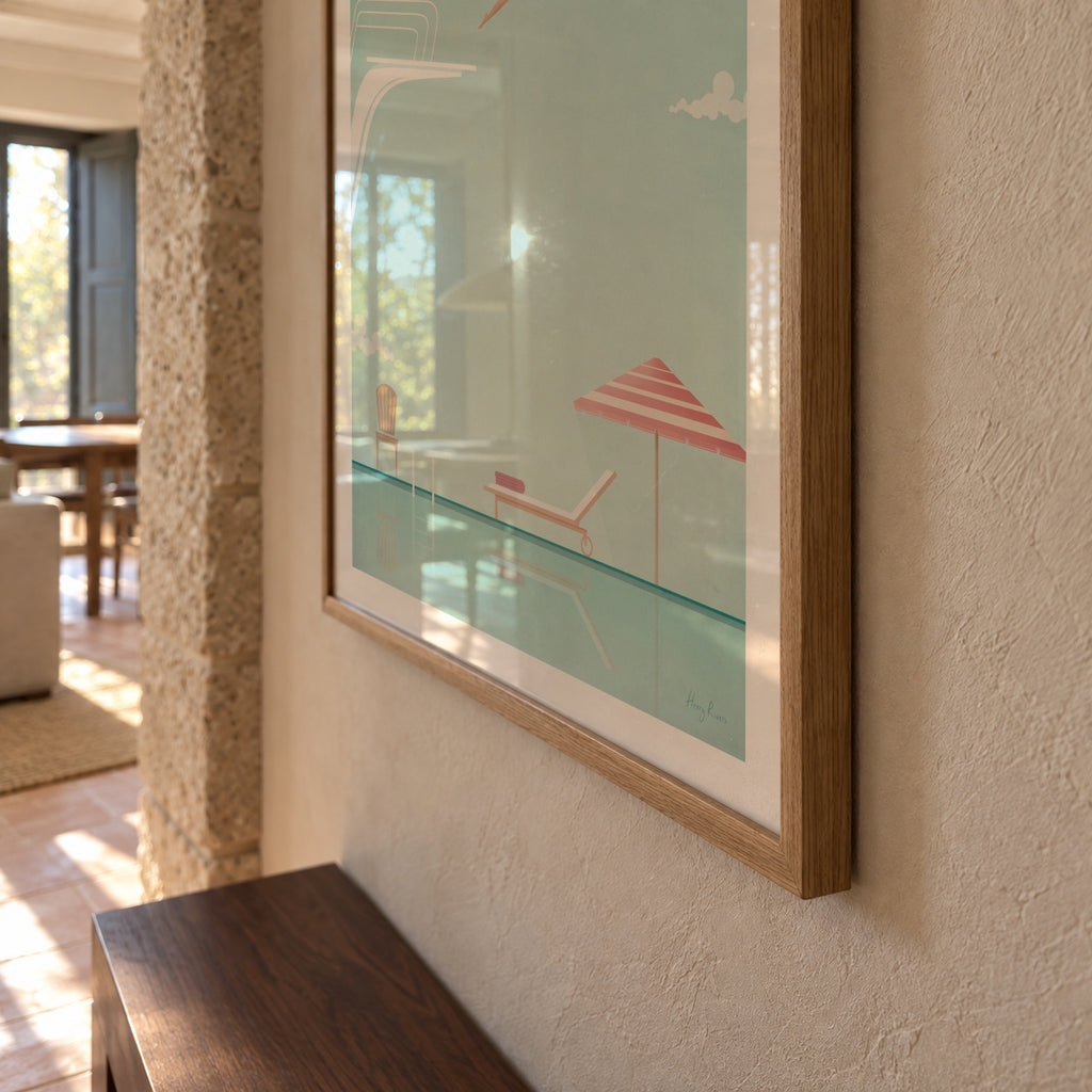 Cote d'Azur - Framed poster detail