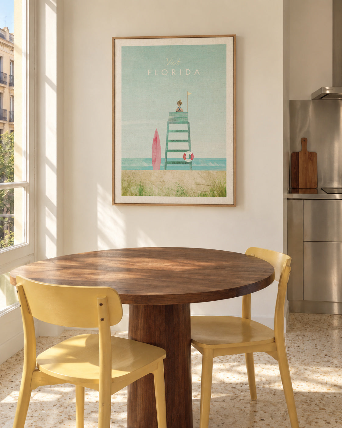 Florida - Framed canvas in an interior