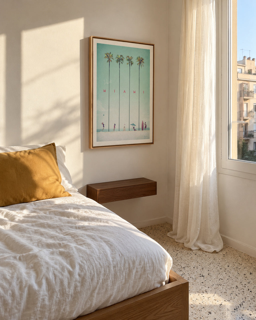 Miami - Framed canvas in an interior
