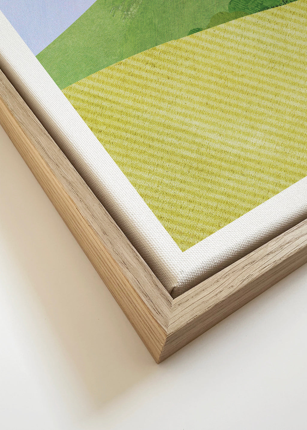 Tuscany - Framed canvas detail