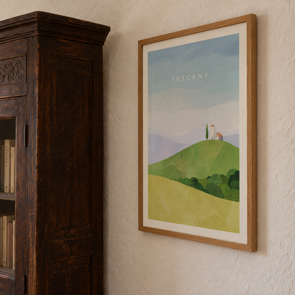 Tuscany - Framed poster detail