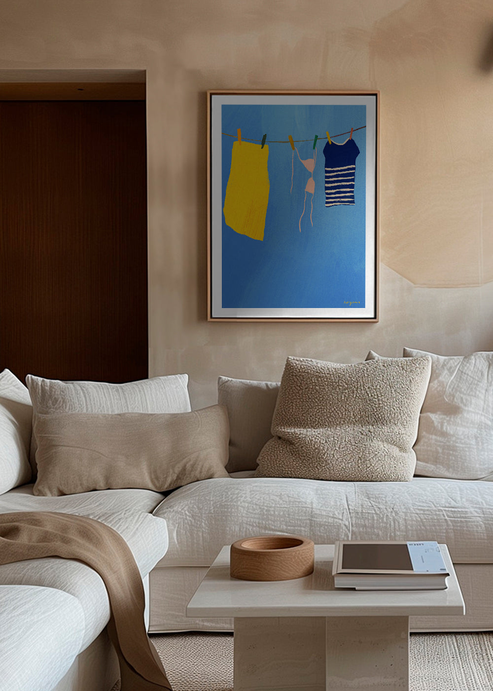 Illustration Summer laundry