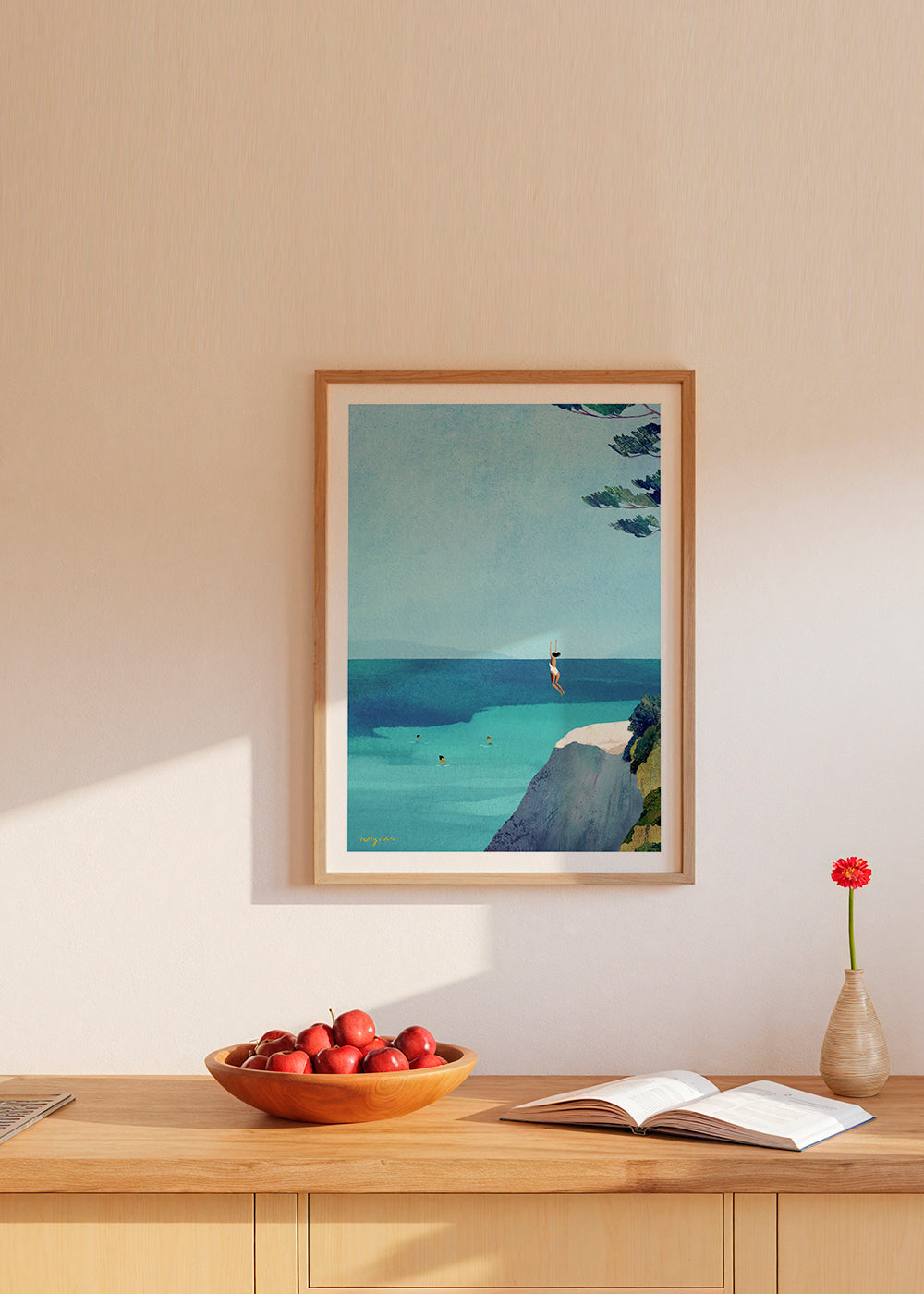 Landschaftskunst Leap - sea swimming adventure