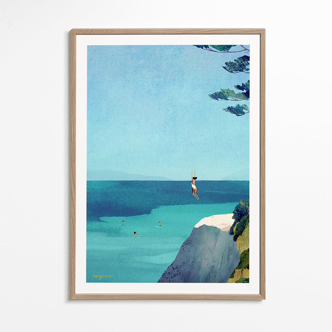 Landschaftskunst Leap - sea swimming adventure