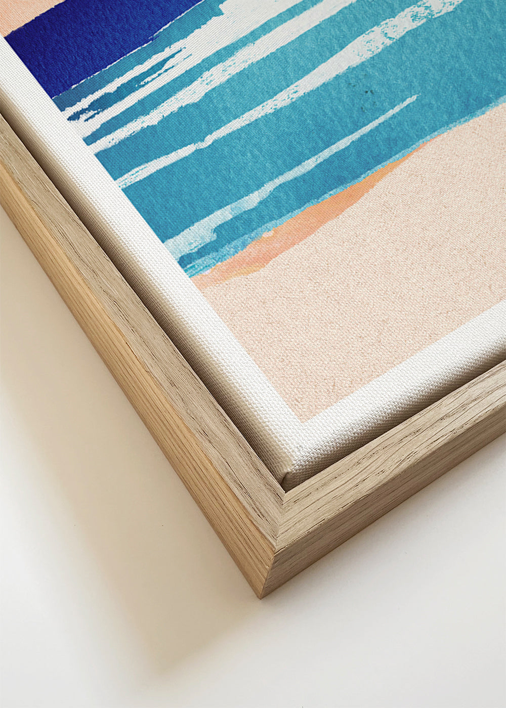 Landschaftskunst Ocean sunset- minimalist painting