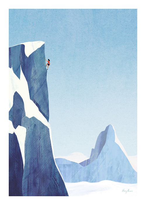 Landschaftskunst Mountain climbing adventure