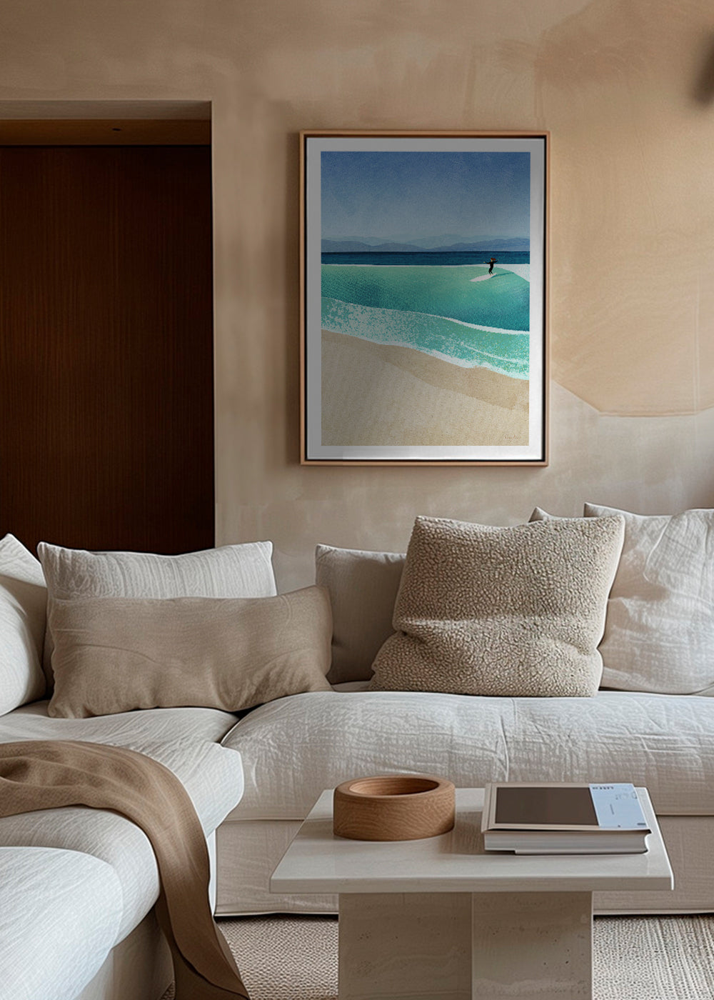 Landschaftskunst Surfing the perfect wave