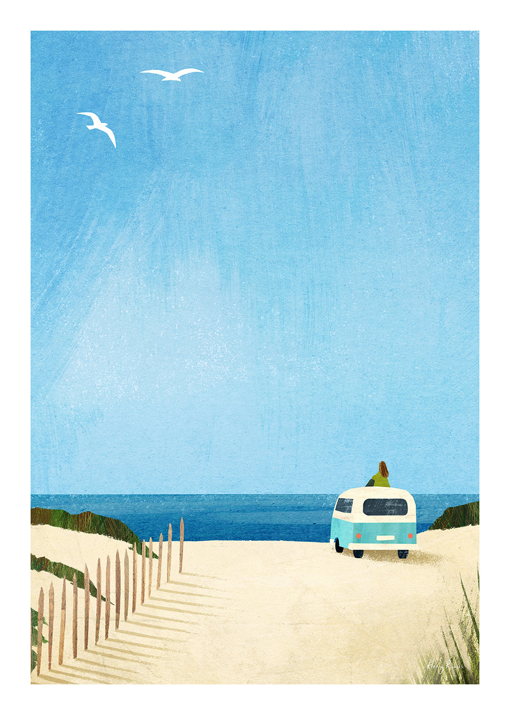 Kunstwerk Van life - ocean view