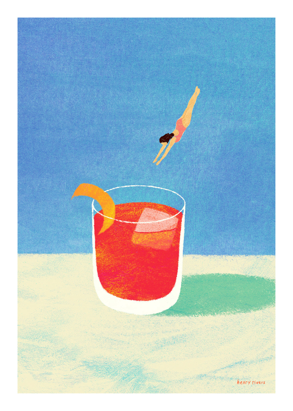 Negroni Please - Unframed art print