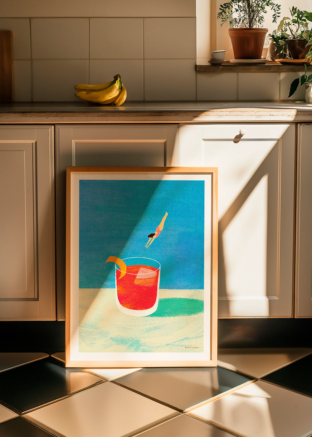 Küchenkunst Negroni mit Taucherin – Product2