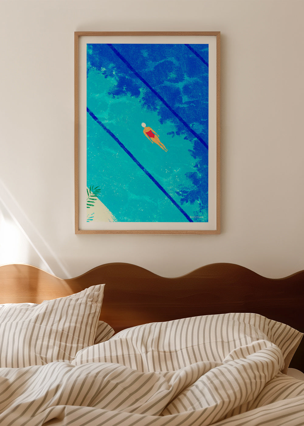 Illustration Schwimmerin im Pool – Product2