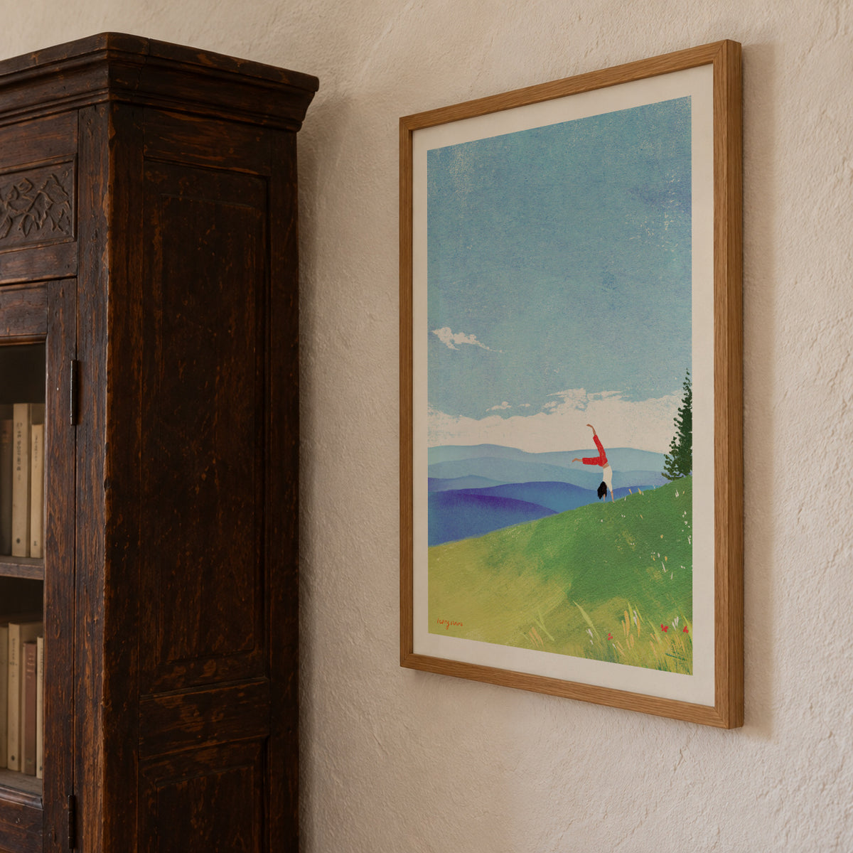Hello summer - Framed poster detail