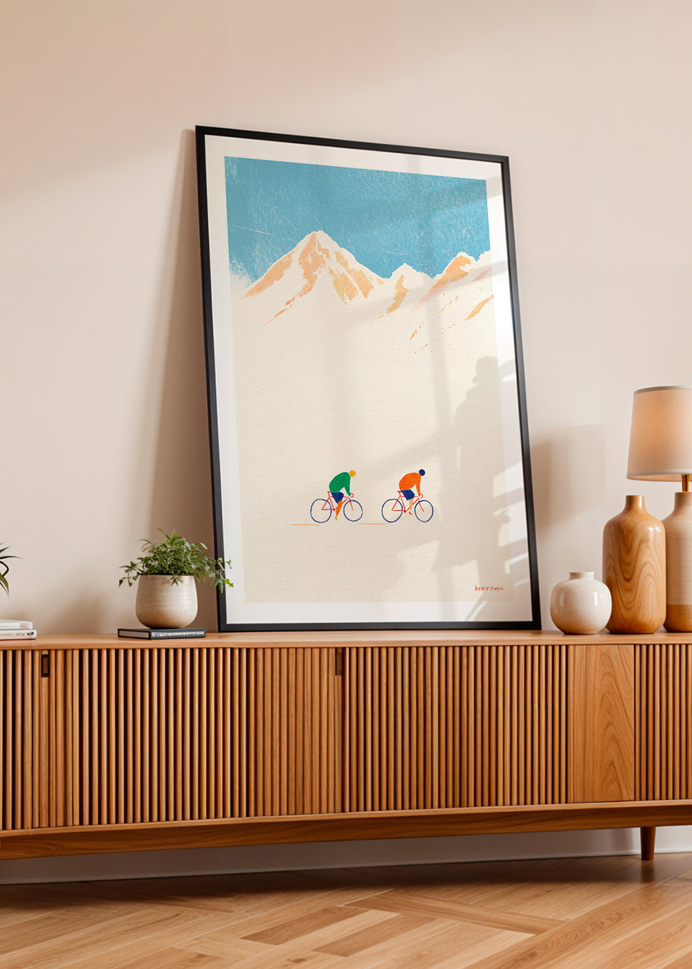 Sportkunst mit Berg-Radfahrern – Product3